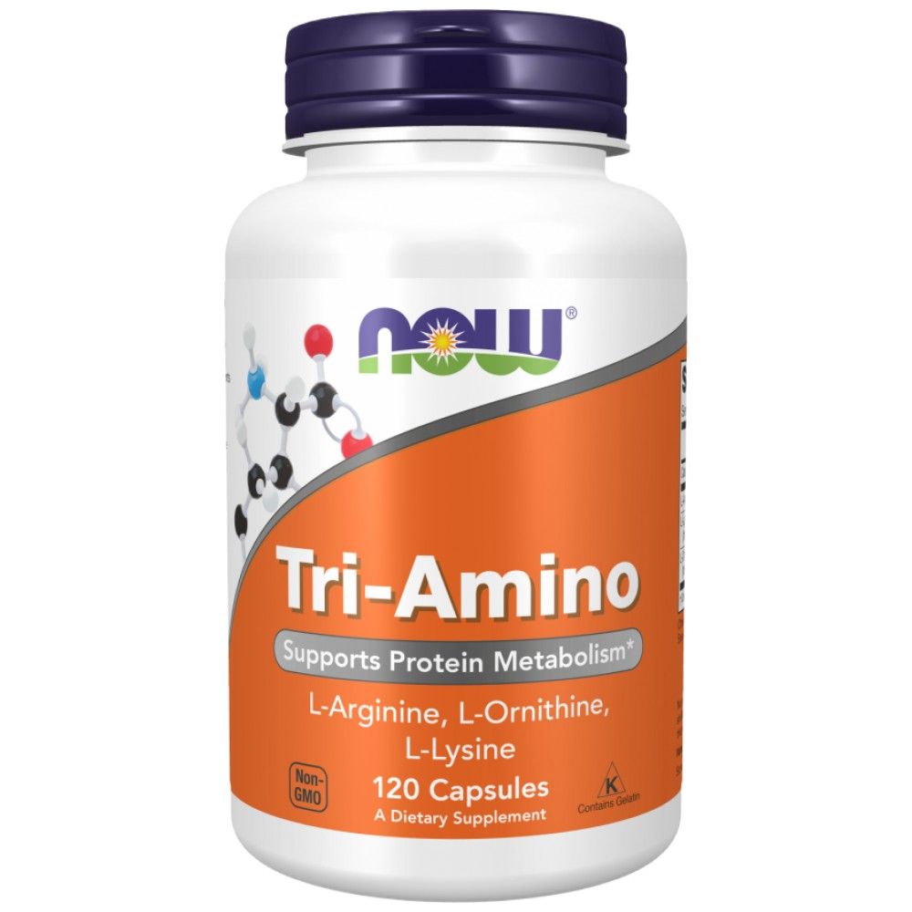 Tri-amino / l-arginina L-ornitina L-lysine-120 capsule