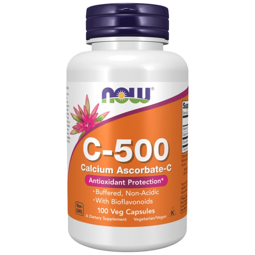 Vitamina C-500 | Calcio Ascorbato -C - 100 capsule
