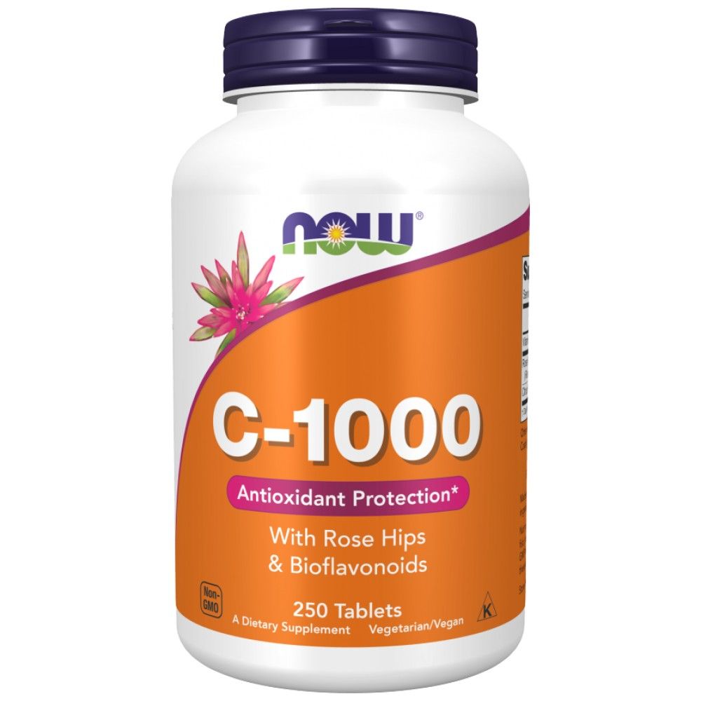 Vitamina C -1000/con fianchi rose + bioflavonoidi - 250 compresse