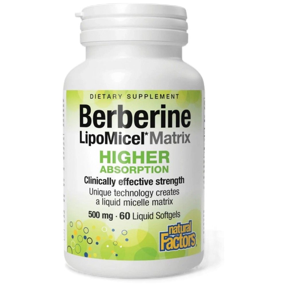 Matrice di lipomicel di berberina 500 mg - 60 capsule gel