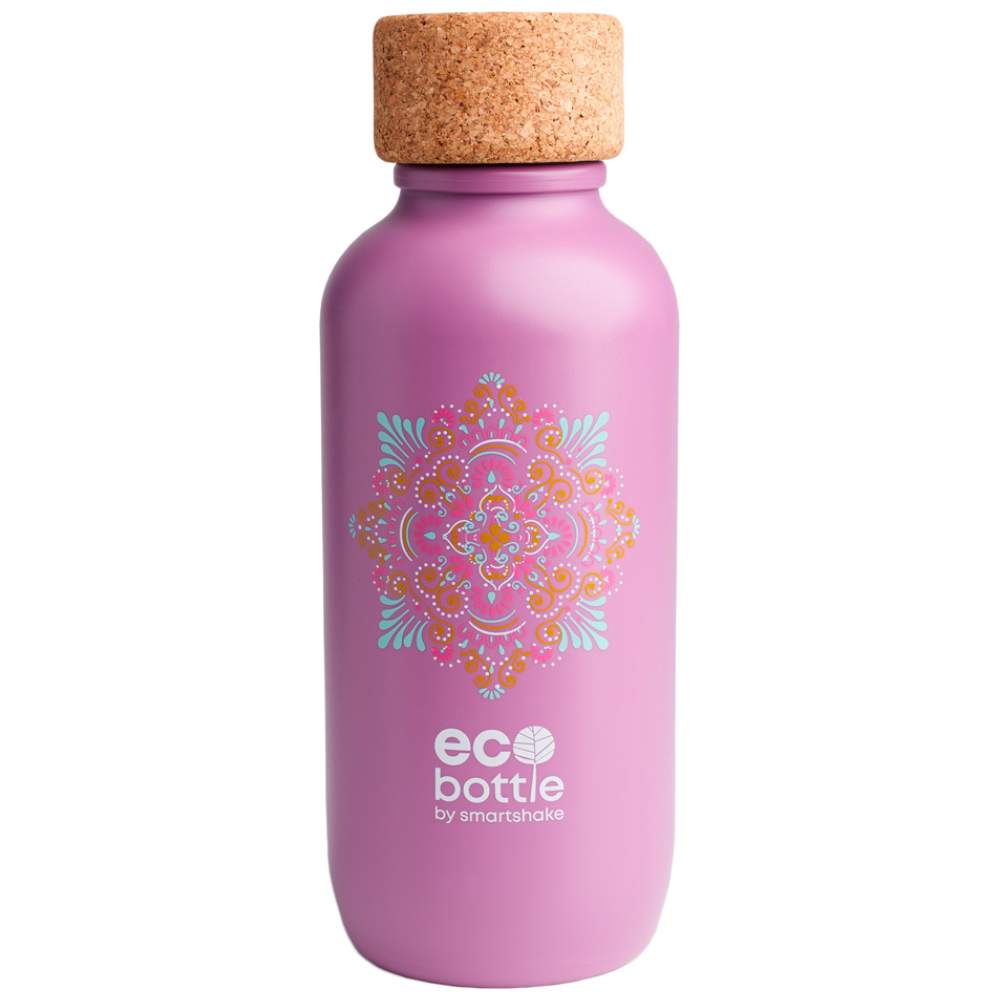 Bottiglia ecologica intelligente | Pink Mandala - 650 ml