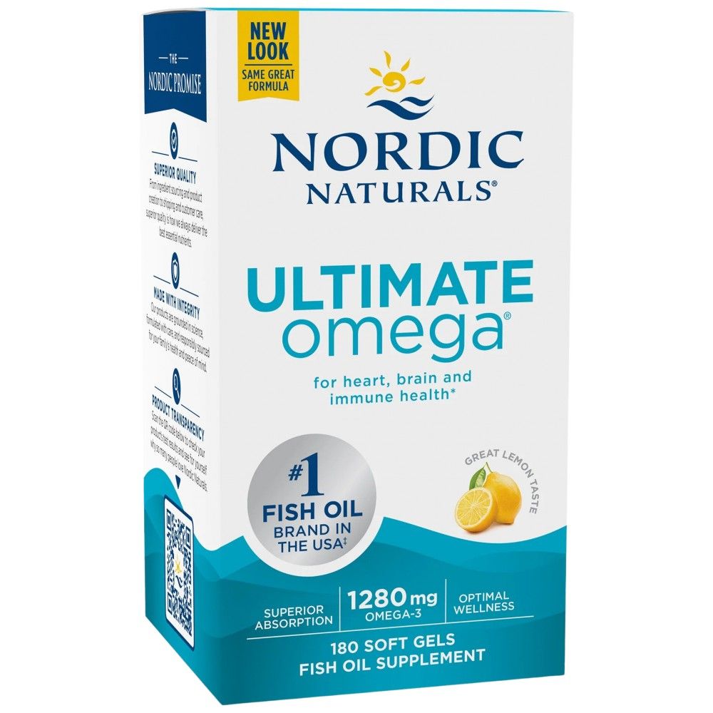 Ultimate Omega 1280 mg - 180 capsule gel