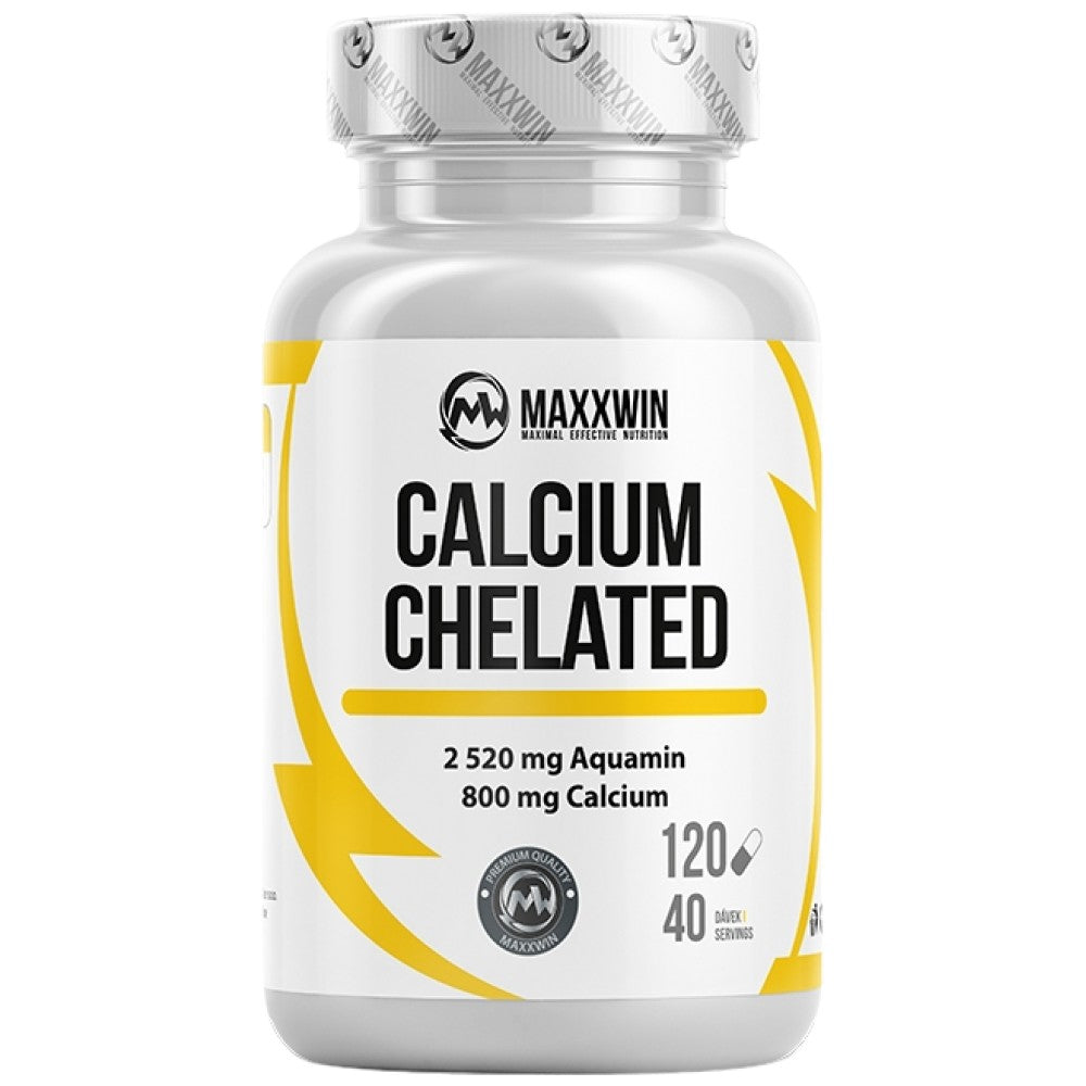 Calcio chelato | con calcio di alghe Aquamin® - 120 capsule