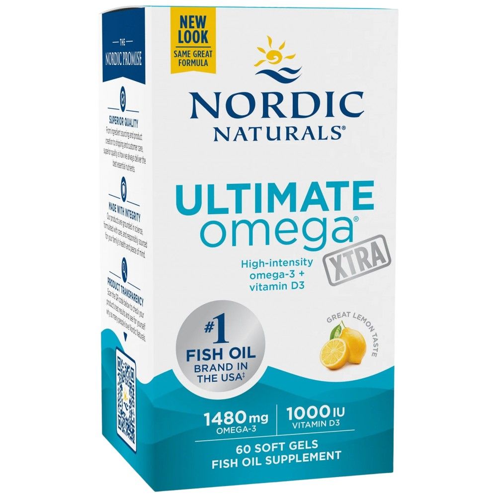 Ultimate Omega Xtra | Con vitamina D3 - 60 capsule gel