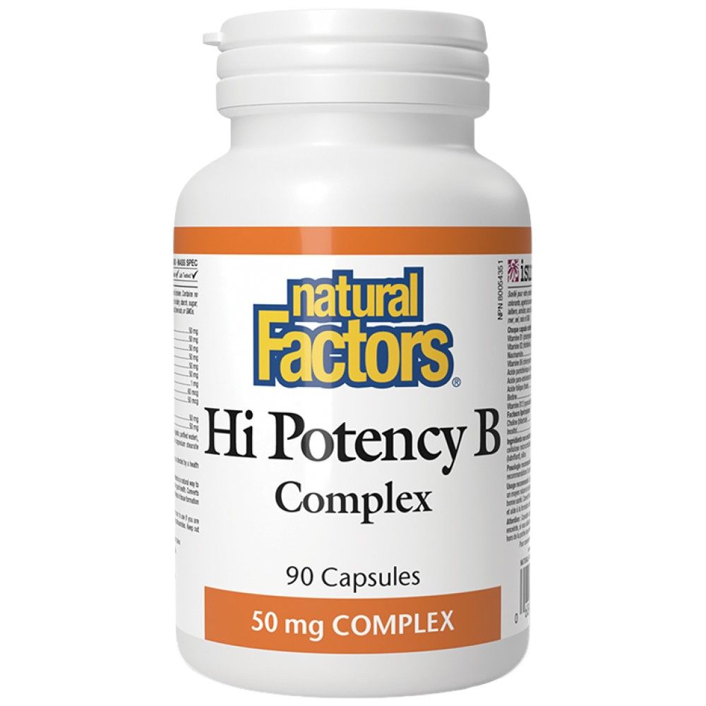 Hi Potency B Complex - 90 Capsules