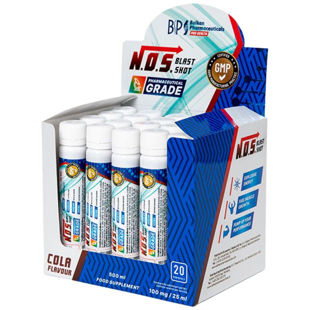 NOS BLAST SHOT | Pre -allenamento - 20 x 25 ml