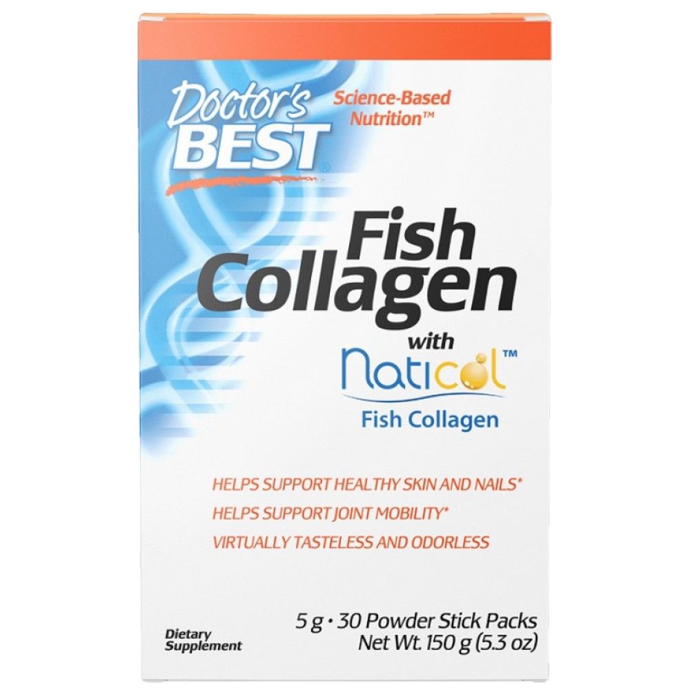 Miglior collagene di pesce | Con naticol - 30 pacchetti