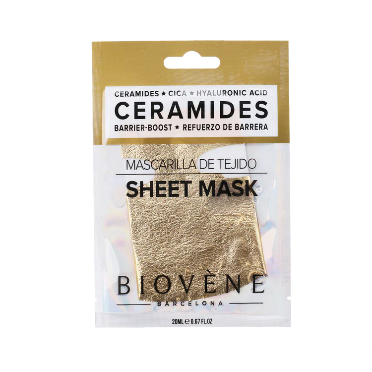 Maschera alle ceramidi con zinco per il ripristino e l'idratazione della pelle 1 paio