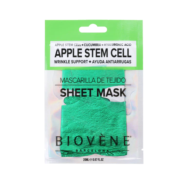 Maschera rassodante e rinfrescante alle cellule staminali di mela e cetriolo 1 paio