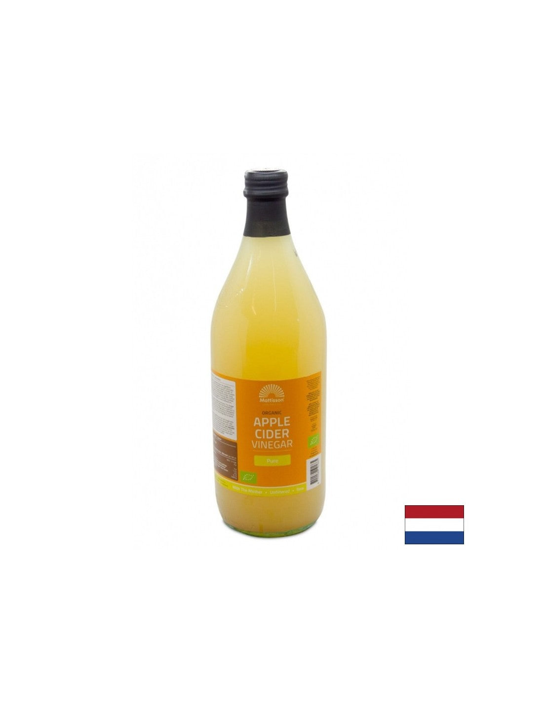 Aceto di mele - Non filtrato, biologico, 1 L