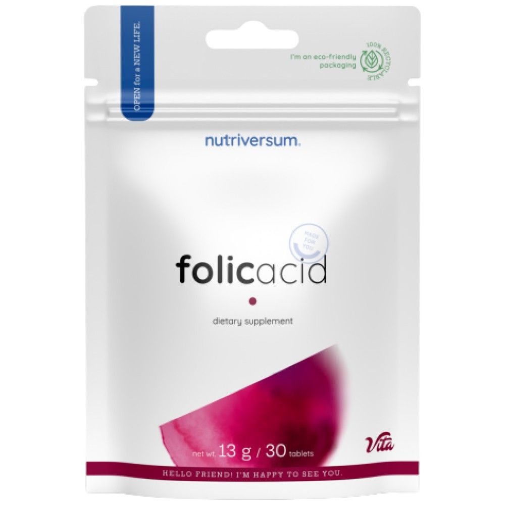 Acido folico 500 mcg - 30 compresse