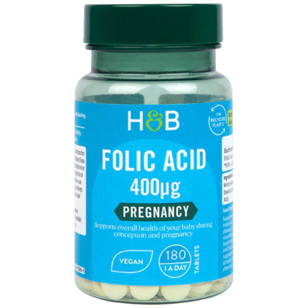 Acido folico 400 mcg - 180 compresse