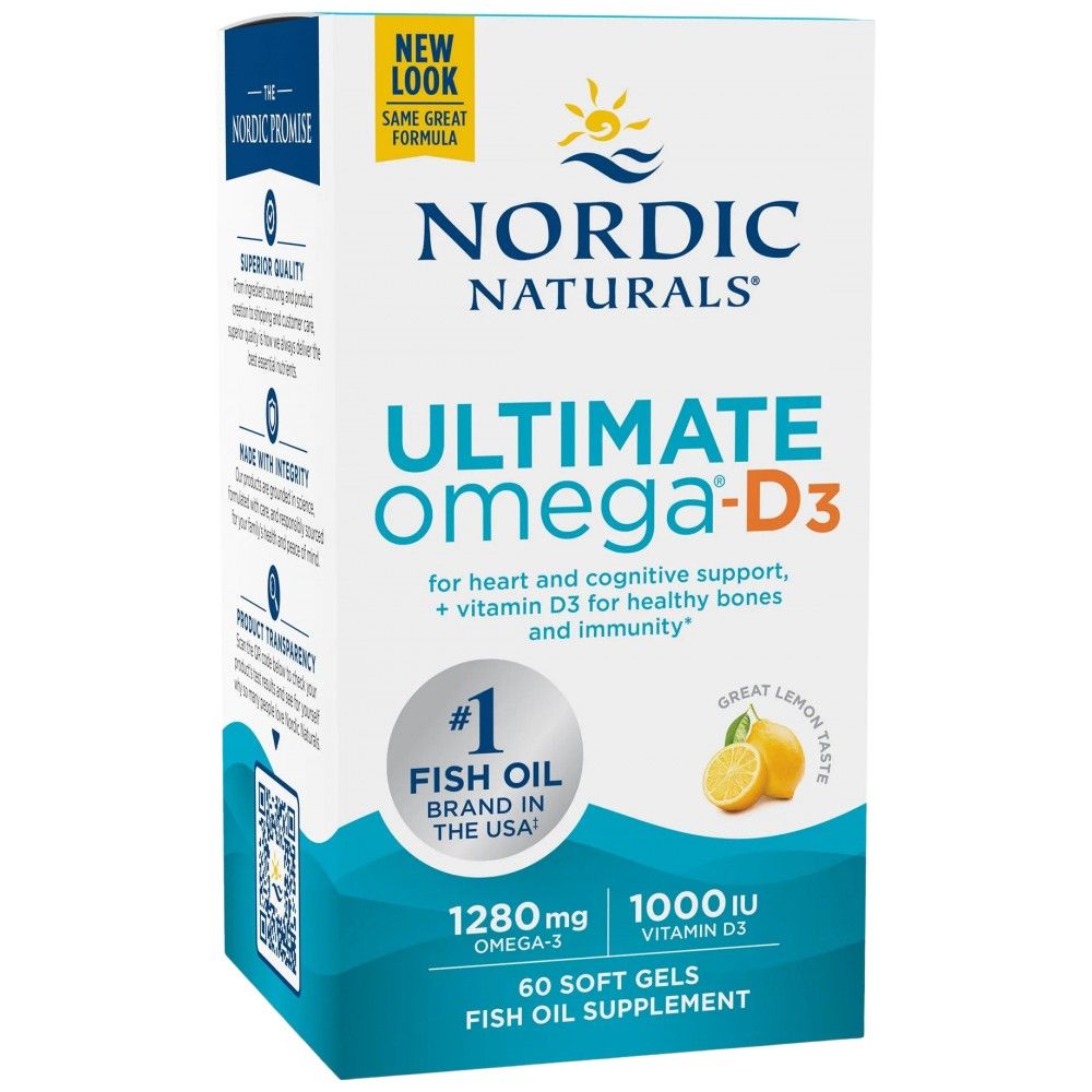 Ultimate Omega -D3 1280 mg - 60 capsule in gel