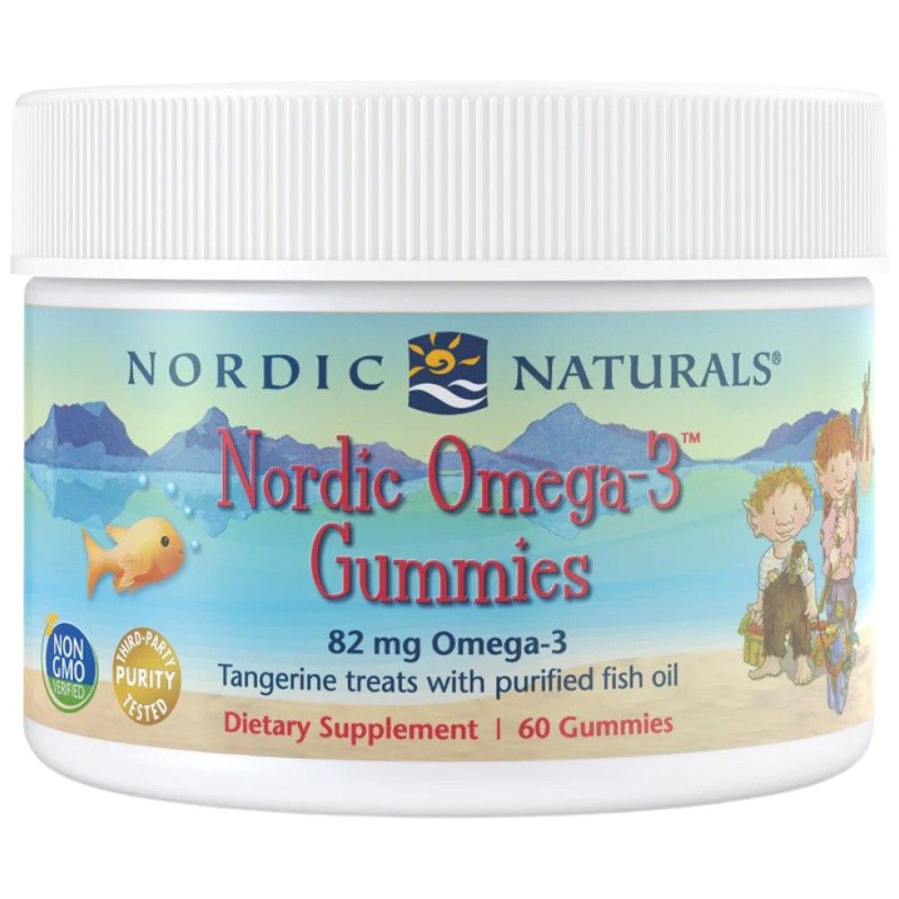 Omega -3 Nordic Gummies 82 mg - 60 Gummies