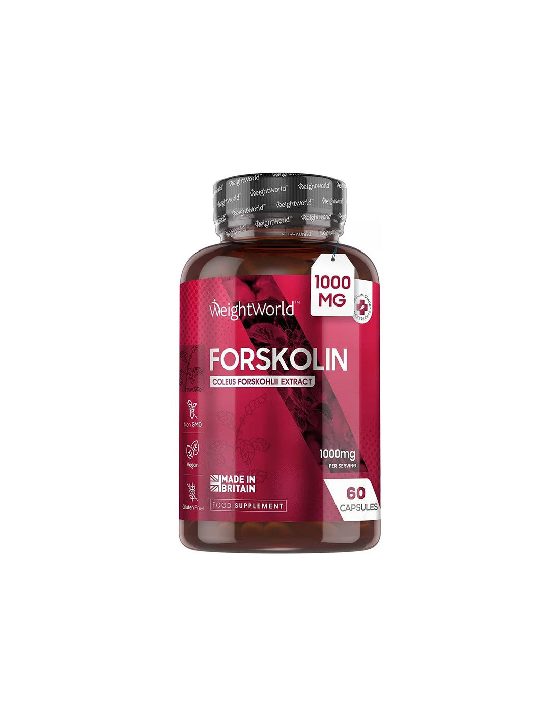 Perdita di peso sana - Forskolin 1 g, 60 capsule - Forskolin