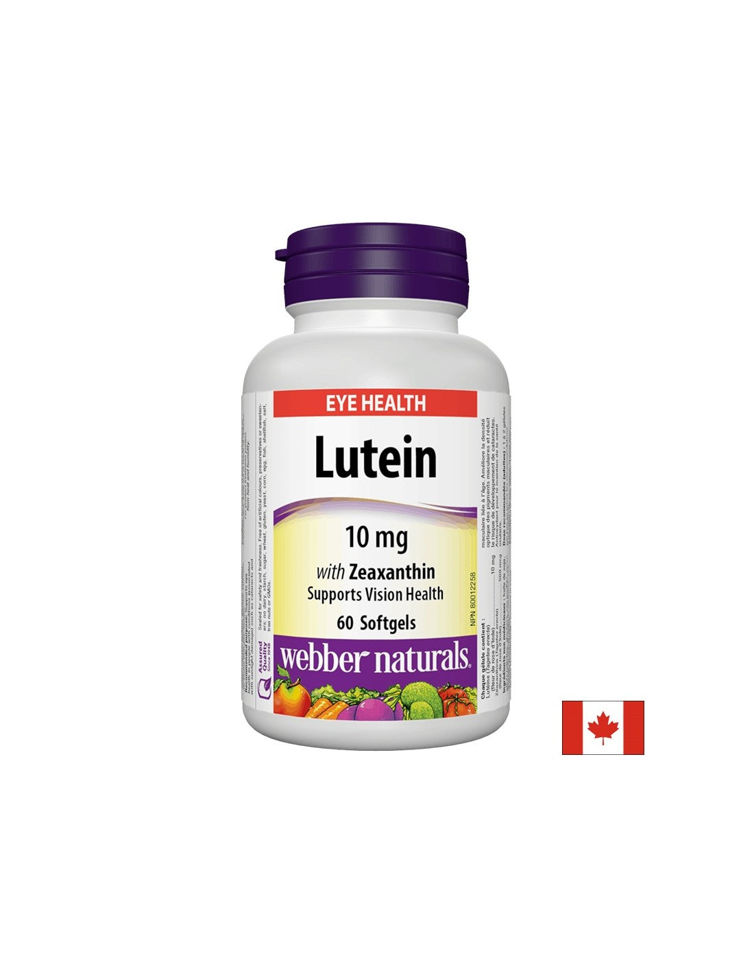 Luteina con Zeaxantina 10 mg, 60 capsule softgel