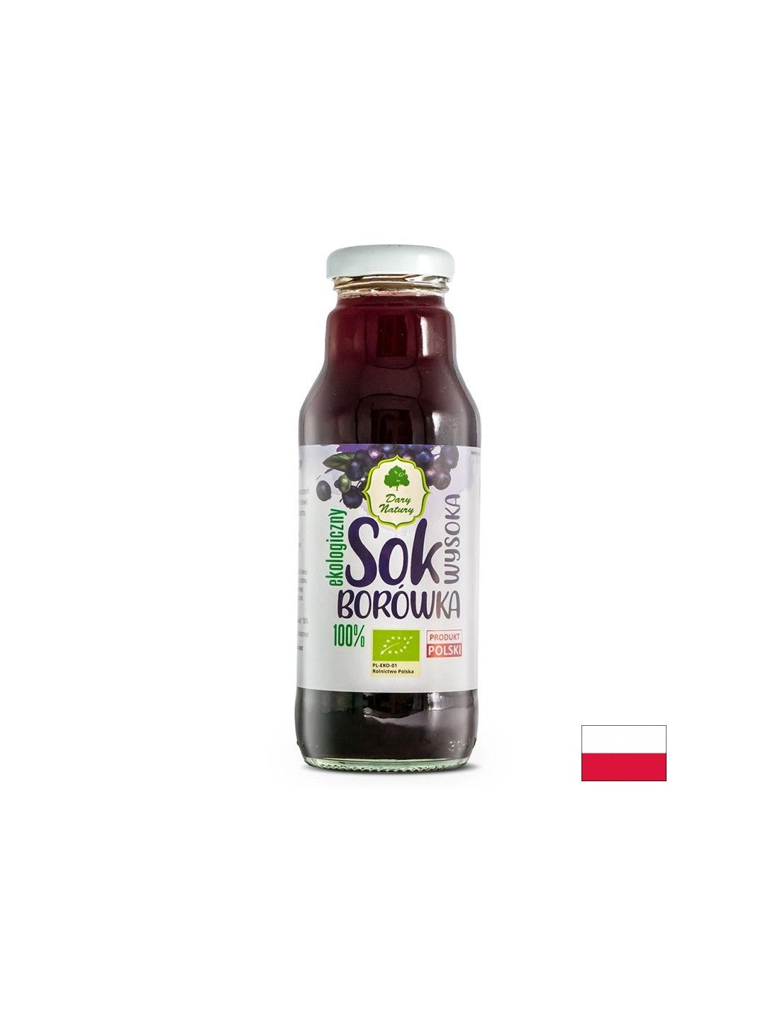 Succo di mirtillo americano 100% Bio, 270 ml <tc>Dary Natury</tc>