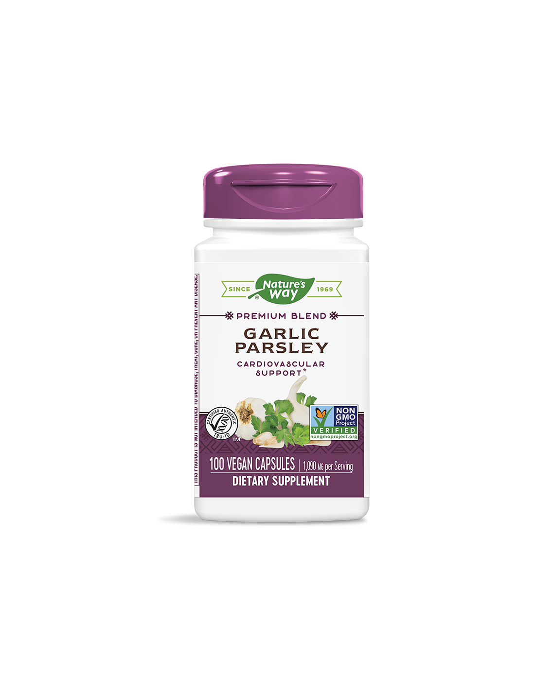 Per un cuore sano - Formula premium con estratti di aglio e prezzemolo, 100 capsule
