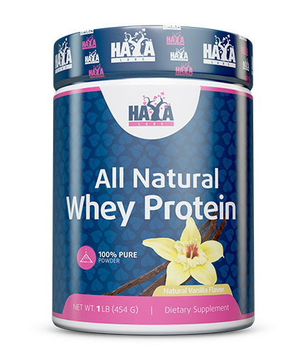 Proteine del siero di latte naturali pure al 100%/Vaniglia - 0,454 kg