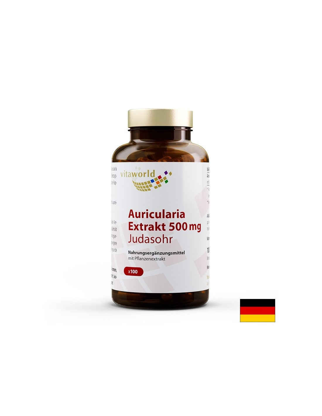 Immunità, salute cardiovascolare - Estratto di Auricularia, 100 capsule