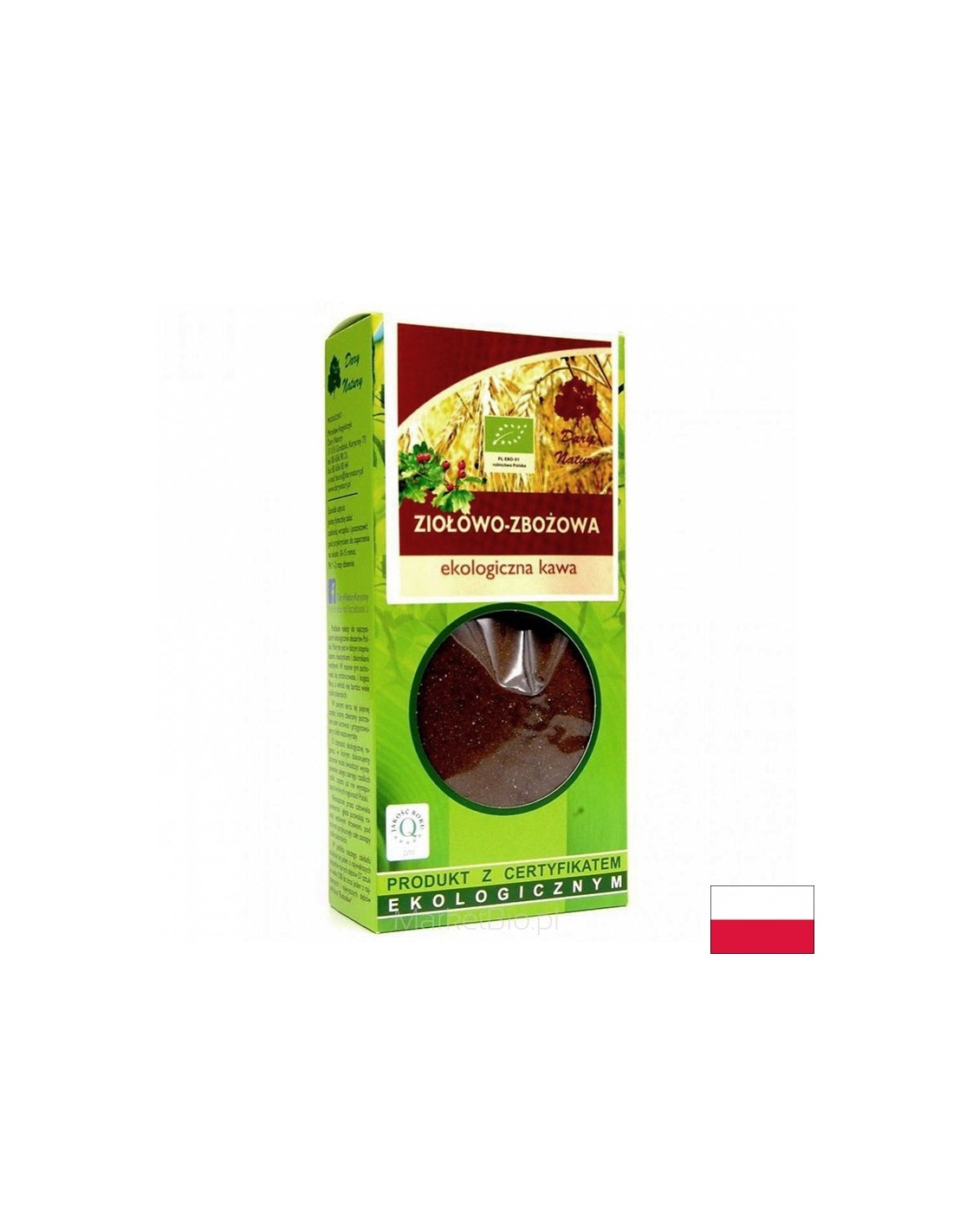 Caffè alle erbe in grani ed erbe aromatiche Bio, 100 g <tc>Dary Natury</tc>