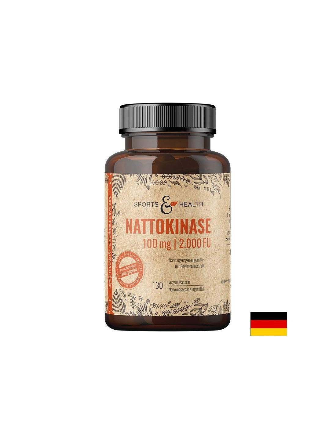Sistema cardiovascolare - Nattokinase 100 mg/ 2000 FU, 130 capsule <tc>Sports & Health Solutions</tc>