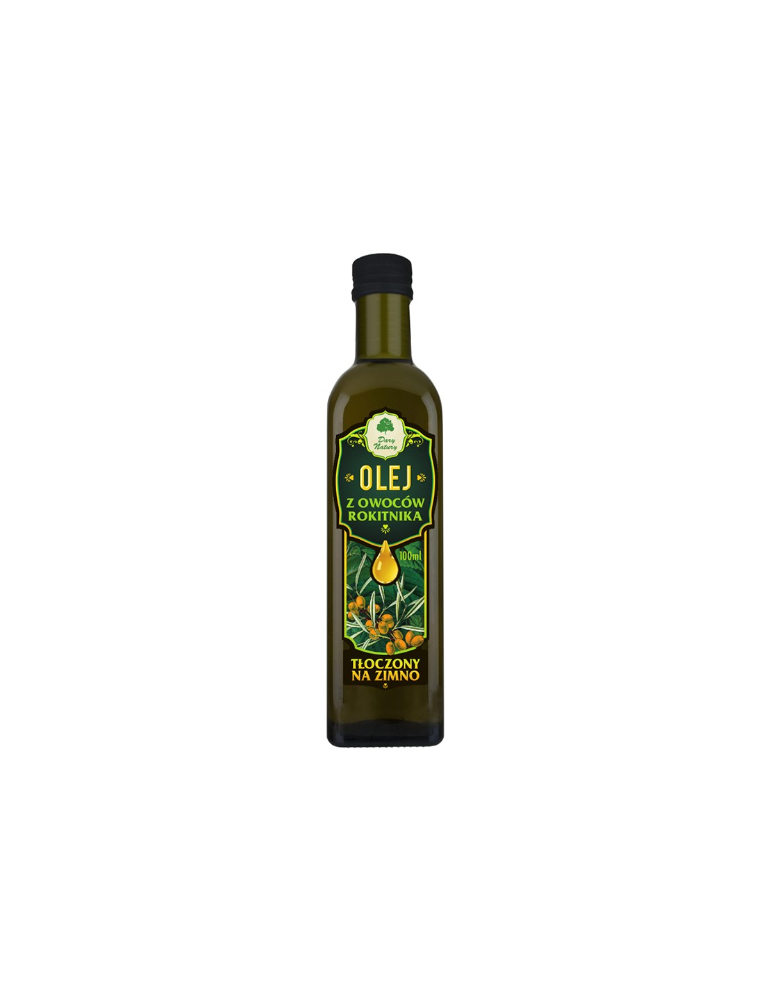 Capelli e pelle - Olio di olivello spinoso (olivello spinoso), 100 ml <tc>Dary Natury</tc>