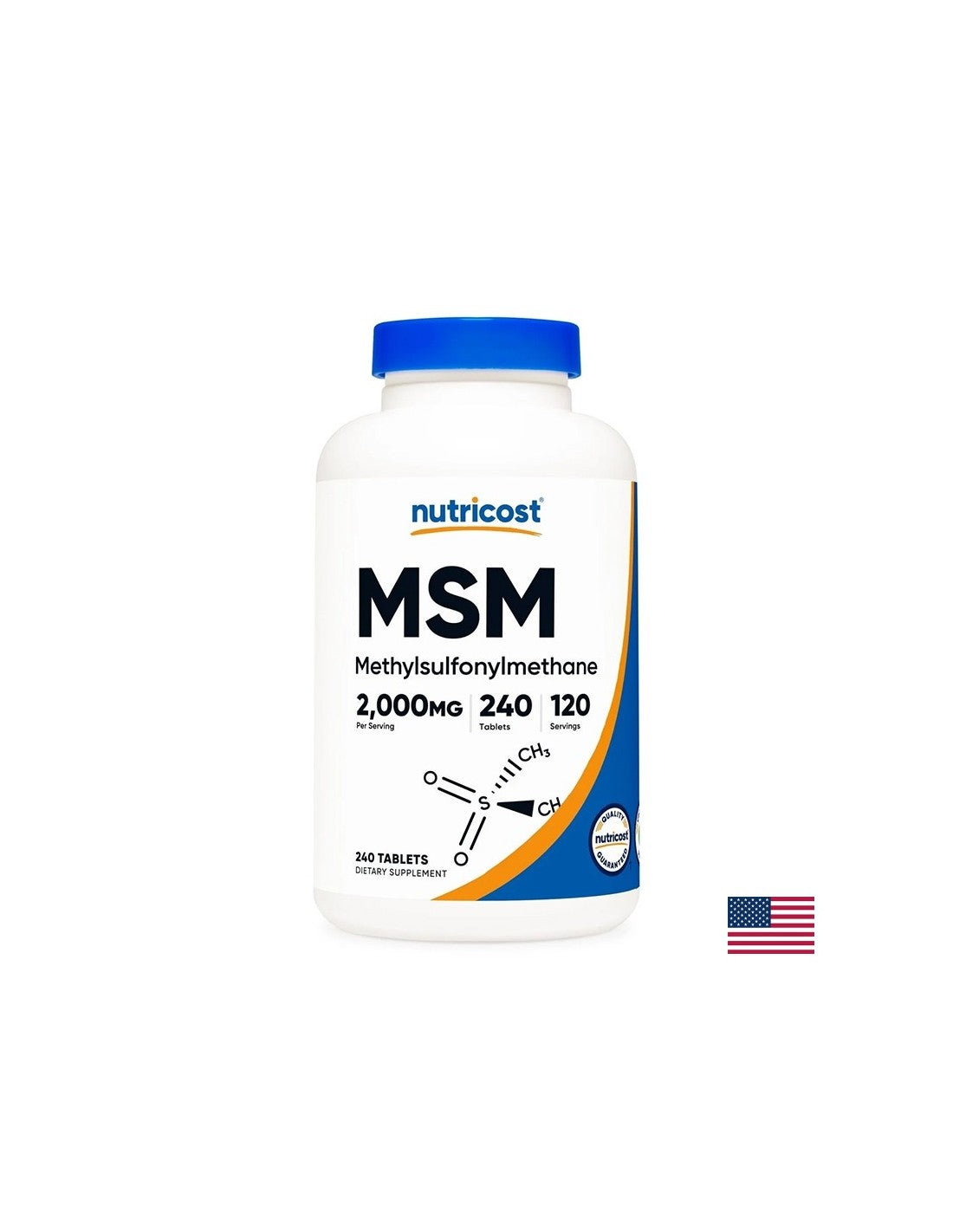 Ossa e articolazioni - MSM (metil sulfonil metano), 1000 mg x 240 compresse