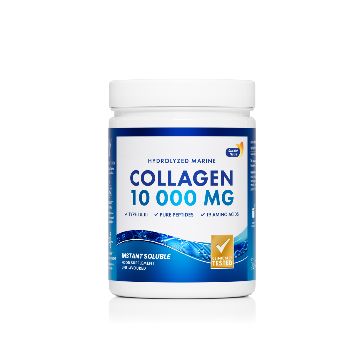 Polvere di collagene di pesce 10000 mg Peptide puro 300 g