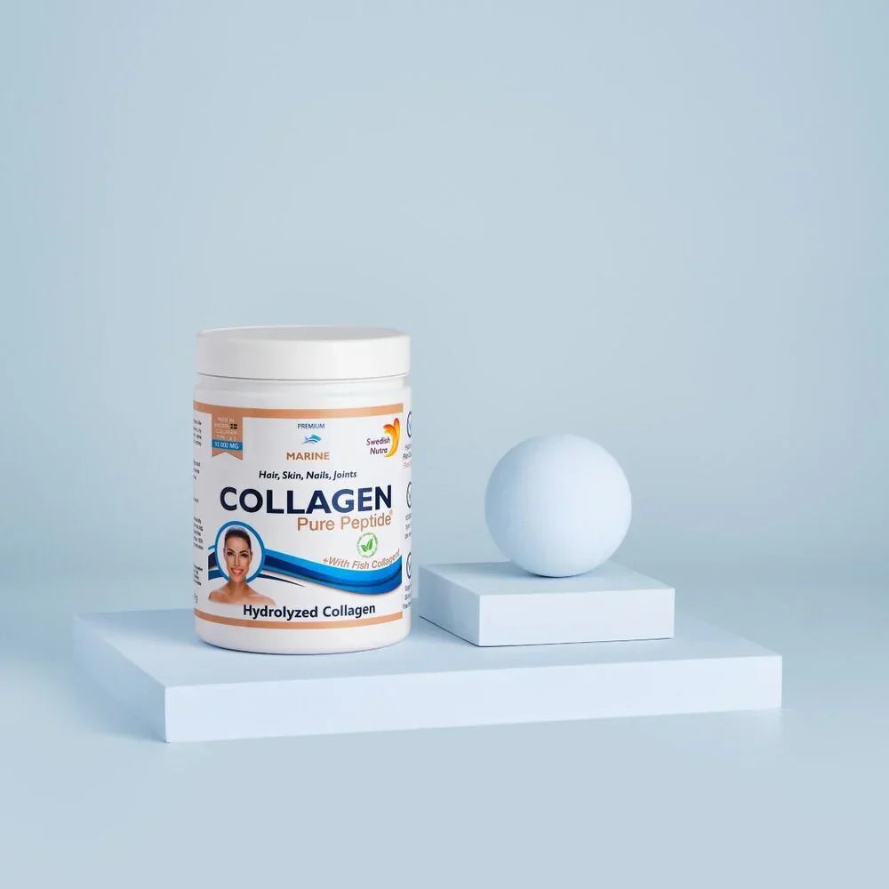 Polvere di collagene di pesce 10000 mg Peptide puro 300 g