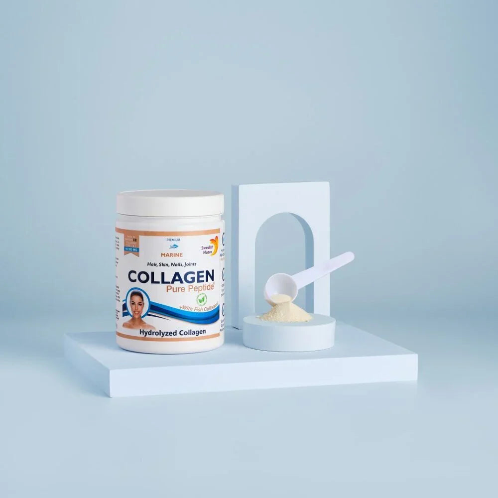 Polvere di collagene di pesce 10000 mg Peptide puro 300 g
