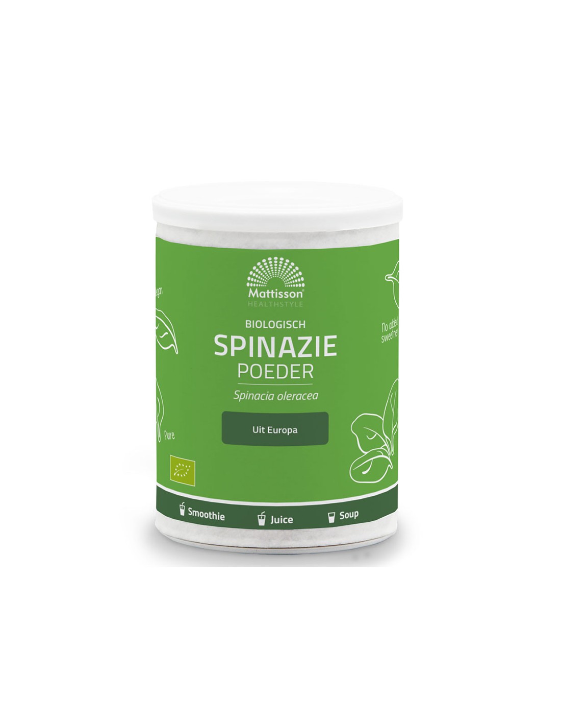 Contro anemia e indigestione - Spinaci (foglie) BIO, 10g x 125g polvere