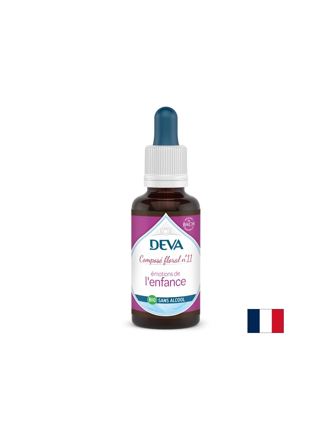 Equilibrio emotivo per bambini, essenze dei fiori di Bach n. 11, gocce analcoliche 30 ml