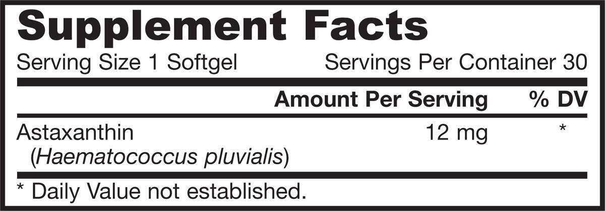 Astaxantina 12 mg - 30 capsule gel