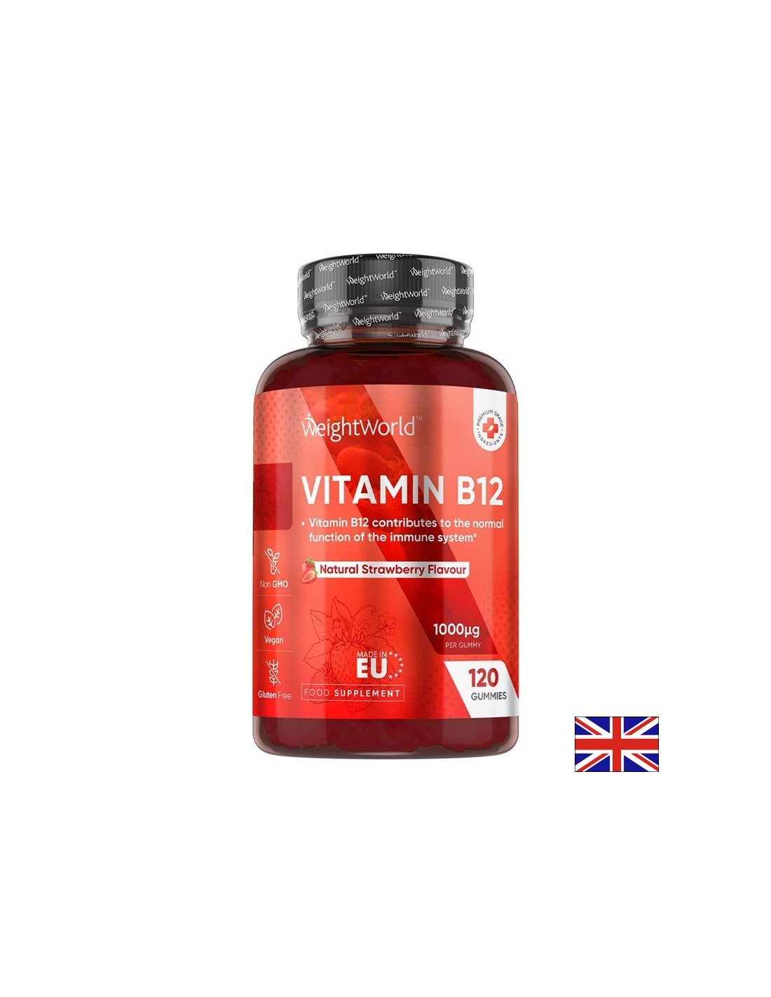 Sistema nervoso - Vitamina B12 (metilcobalamina), 1000 µg x 120 compresse gel