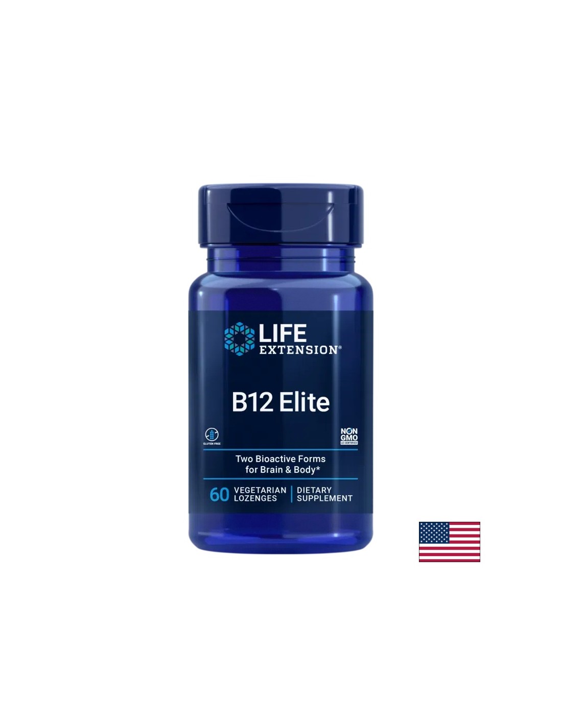 Vitamina B12, 1000 µg (5'-deossiadenosilcobalamina, metilcobalamina), 60 pastiglie
