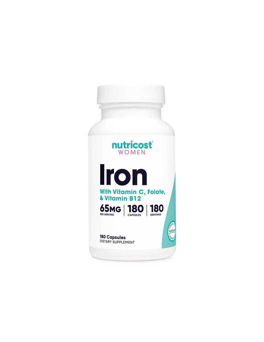 Immunità - Ferro + Folato e vitamina C + B12, 180 capsule
