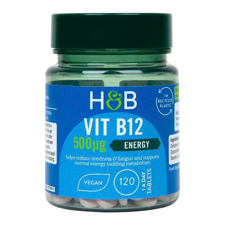 Vitamina B12 (Vitamina B12) 500mcg 120 compresse OLANDA & BARRETT
