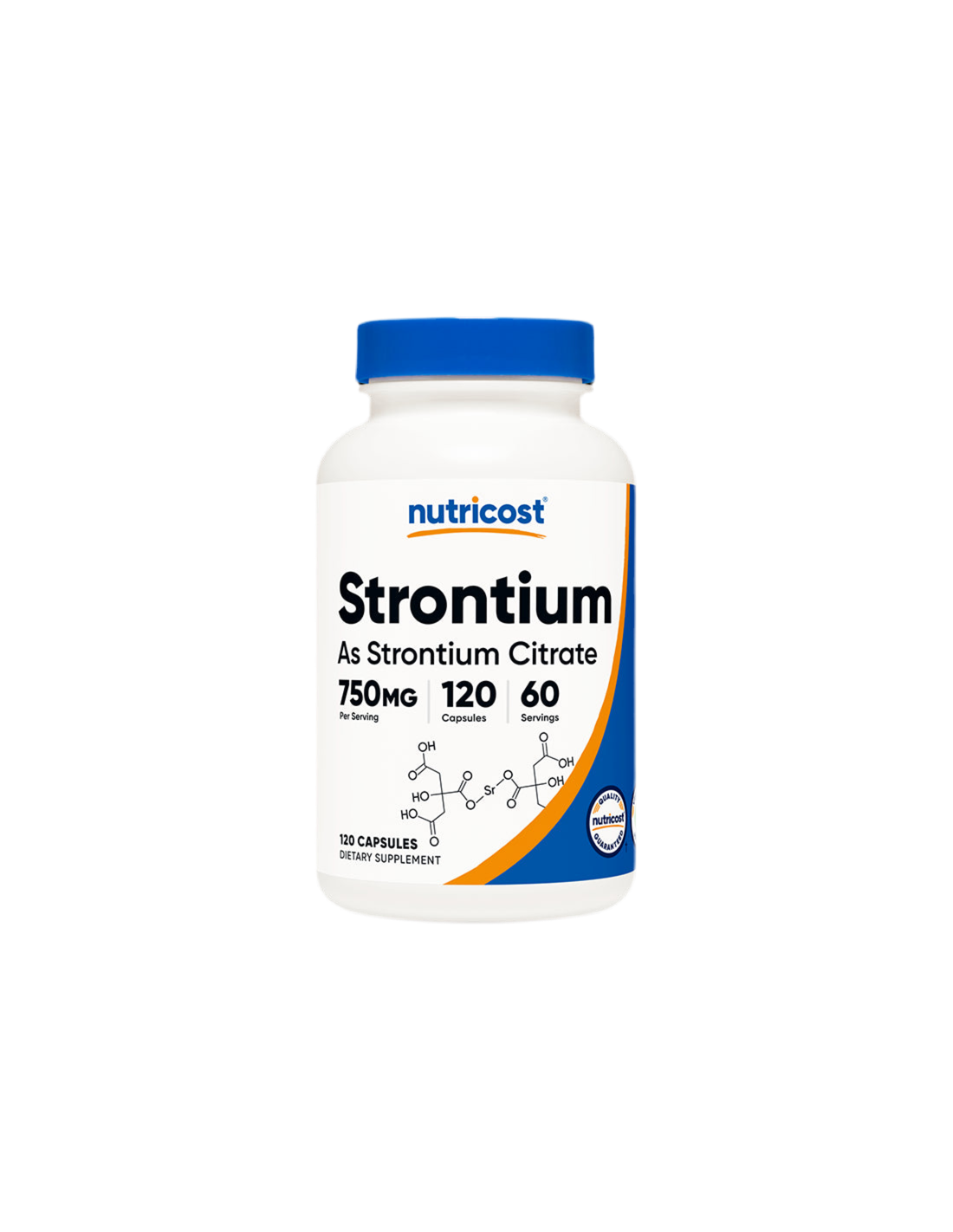 Ossa e articolazioni - Stronzio (citrato), 120 capsule <tc>Nutricost</tc>