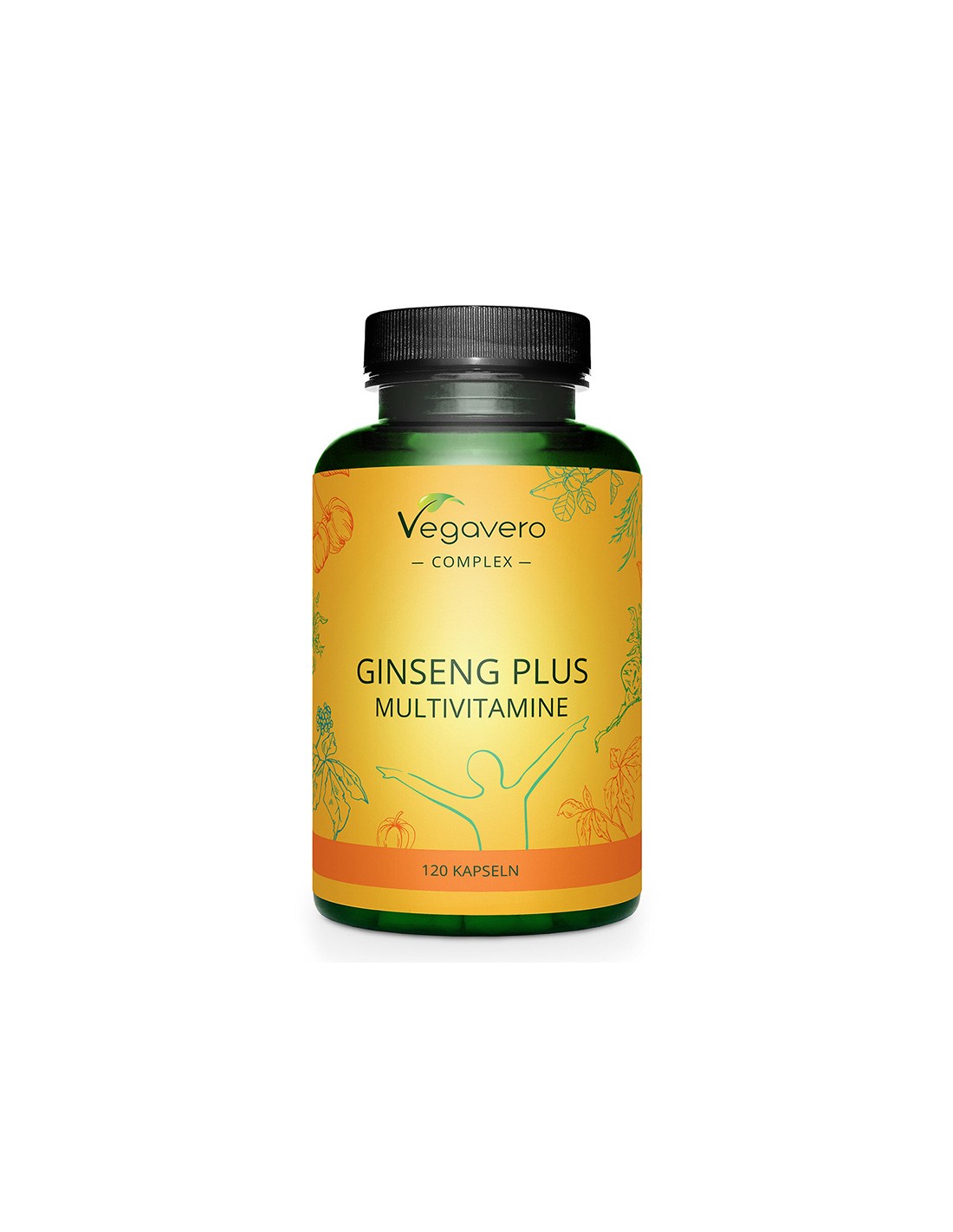 Immunità - Ginseng asiatico + multivitaminici, 120 capsule