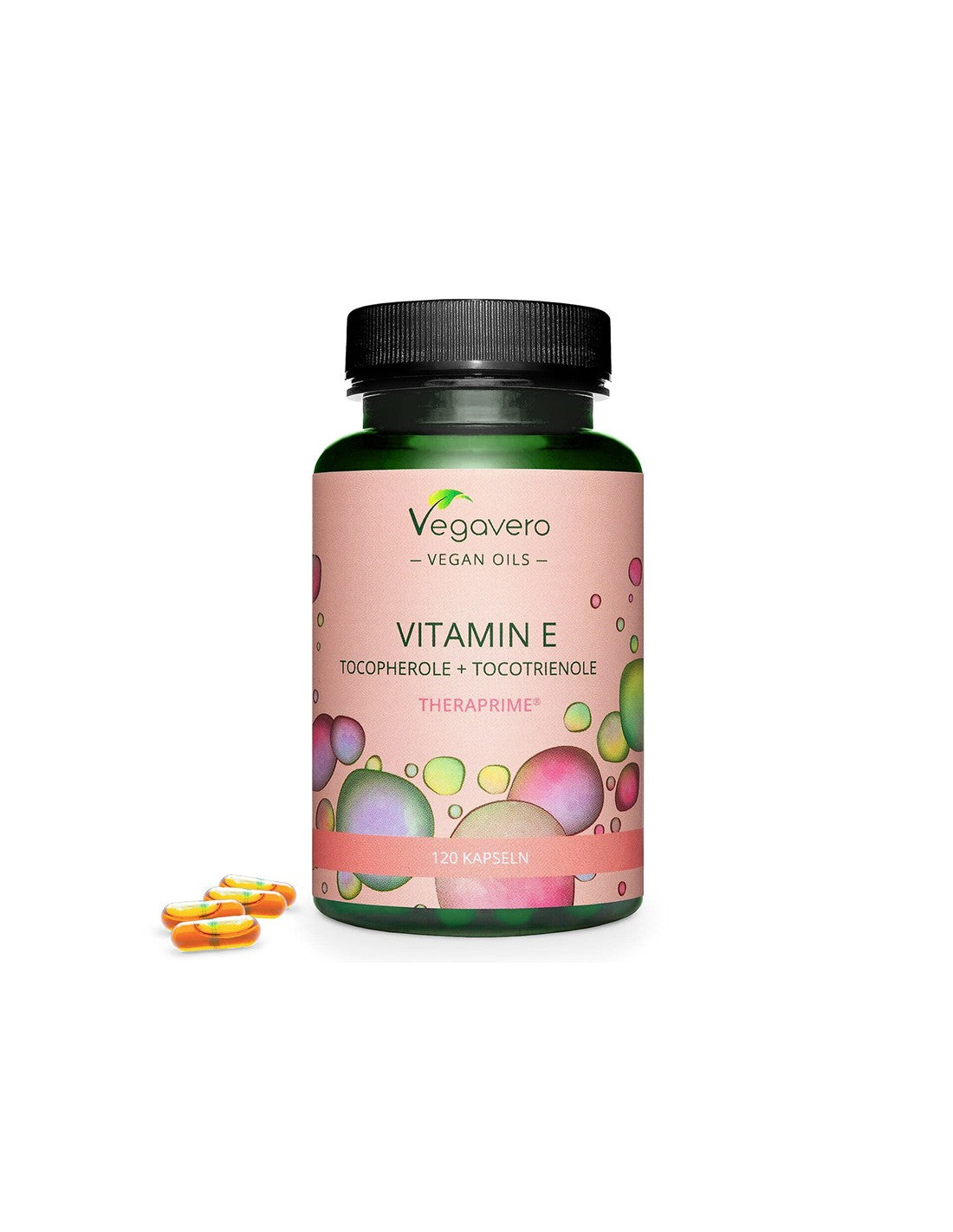 Vitamina E (tocoferoli misti + tocotrienoli) - Antiossidante, 120 capsule