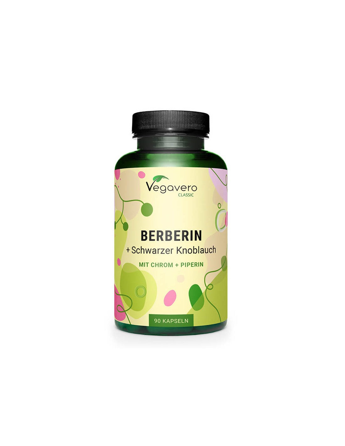 Diabete e sistema cardiovascolare - Berberina + aglio nero, 120 capsule <tc>Vegavero</tc>