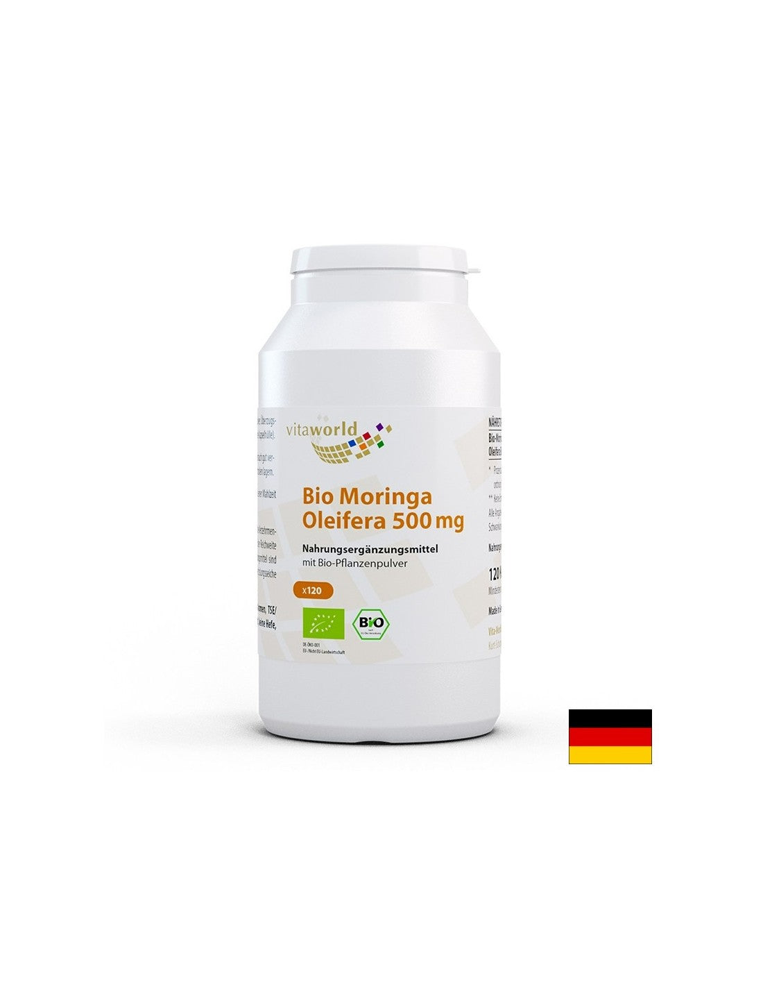 Antiossidante - Moringa Bio, 120 capsule