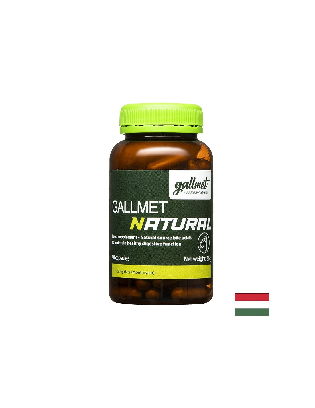 Digestione - Bile di bue 125 mg, 90 capsule GALLMED