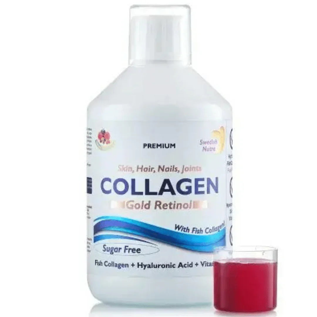 Collagene di pesce 12500 mg Gold Retinol 500 ml <tc>Swedish Nutra</tc>