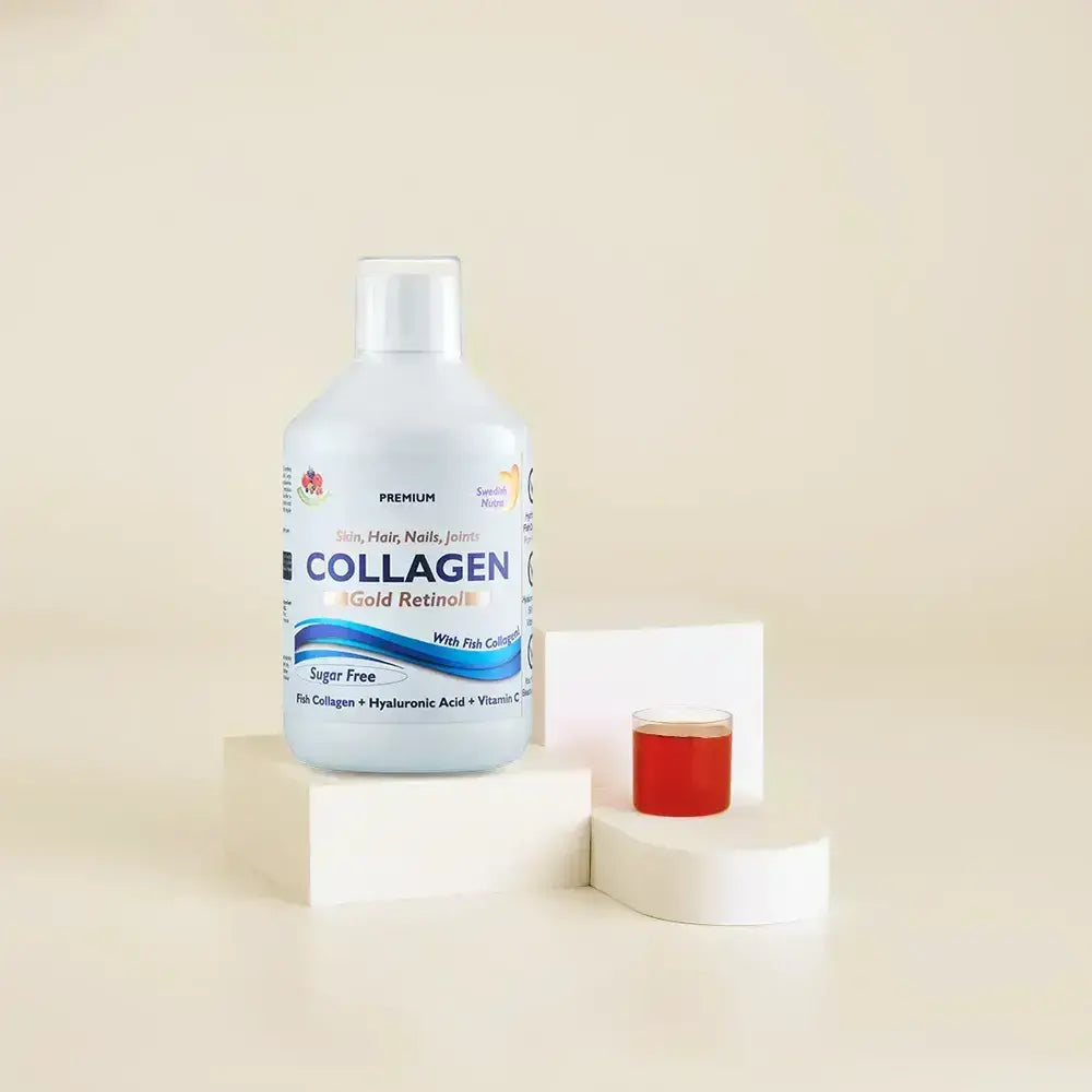 Collagene di pesce 12500 mg Gold Retinol 500 ml <tc>Swedish Nutra</tc>
