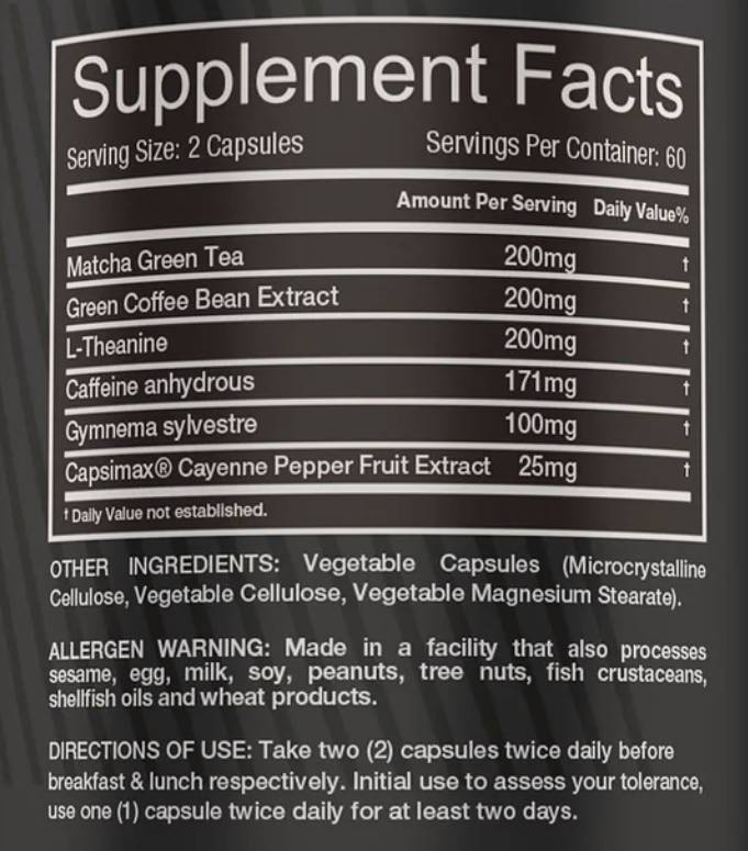 Burner grasso a V-Burn 120 Capsule