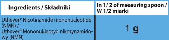 Polvere nmn | NAD Booster con Uthever®︎ 15 grammi