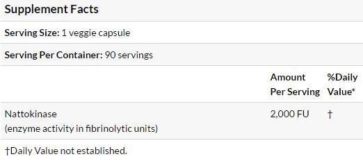 Miglior nattokinasi 2.000 FUS - 270 capsule