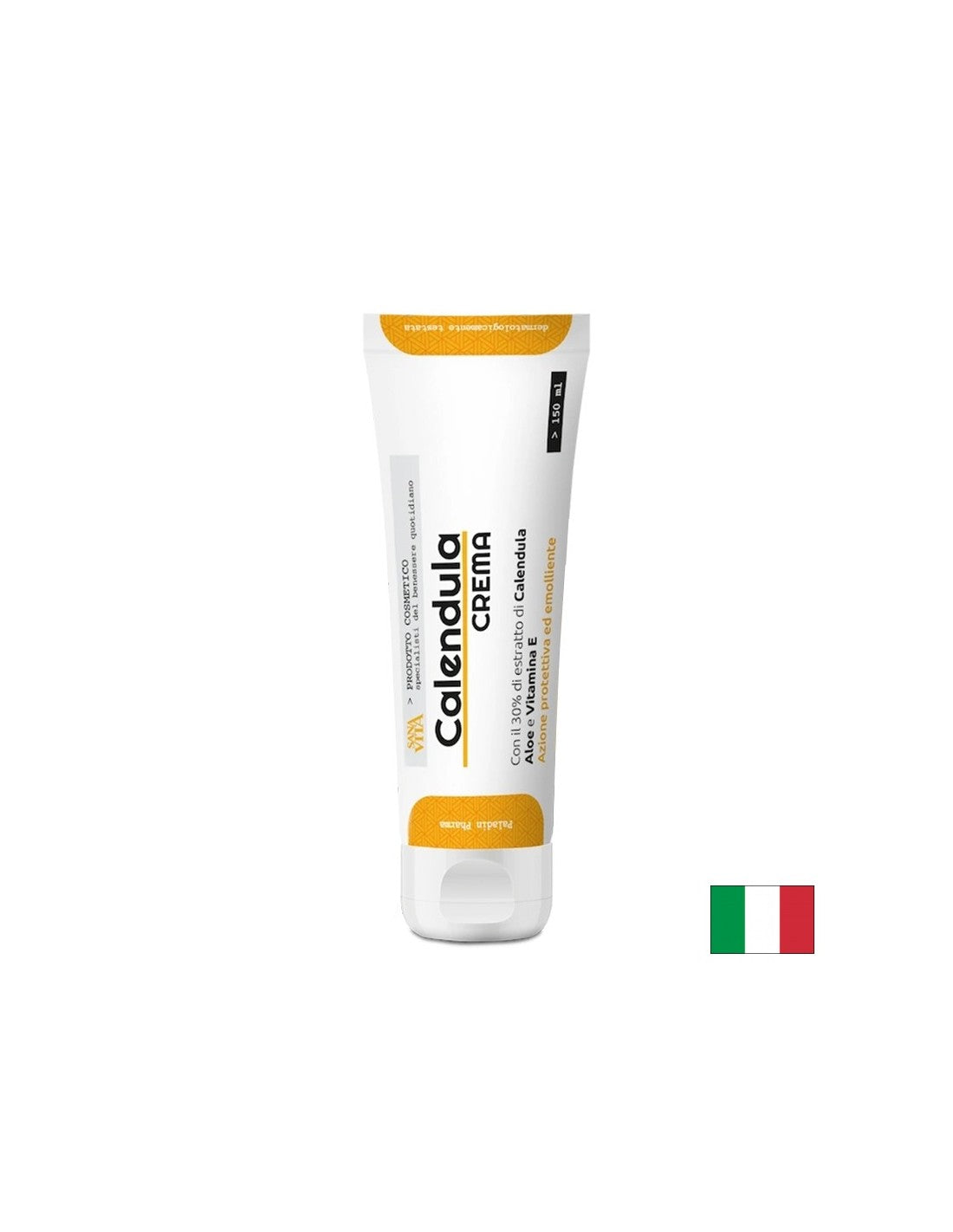 Crema corpo emolliente con camomilla, aloe vera e vitamina E, 150 ml